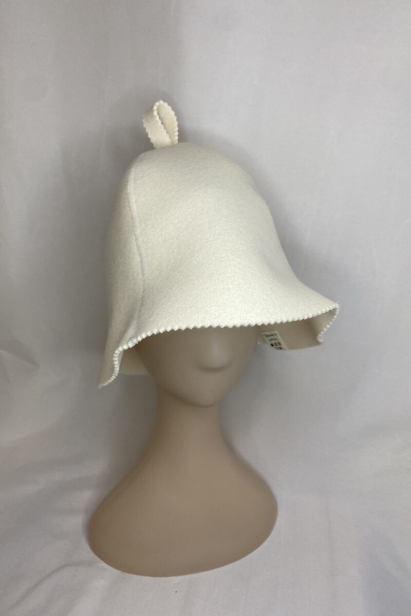 Czapka do saunowania BIAŁY KLASYK