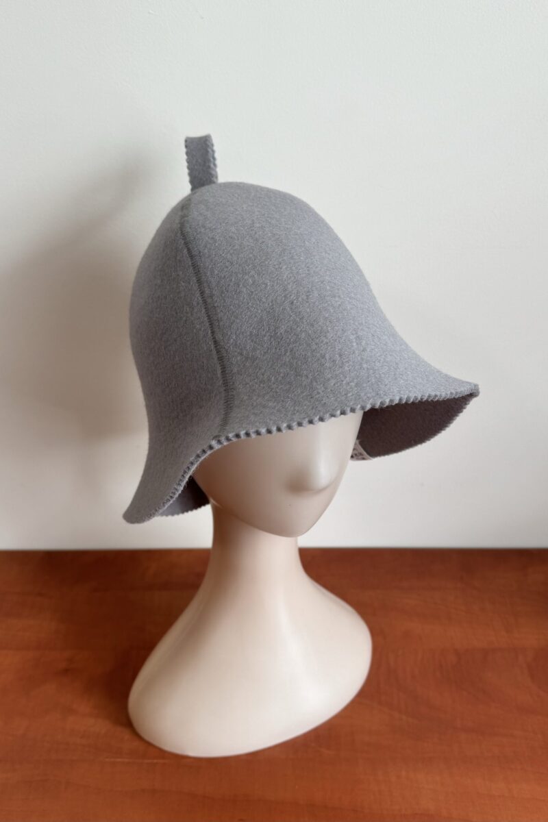 Czapka do saunowania SZARY KLASYK