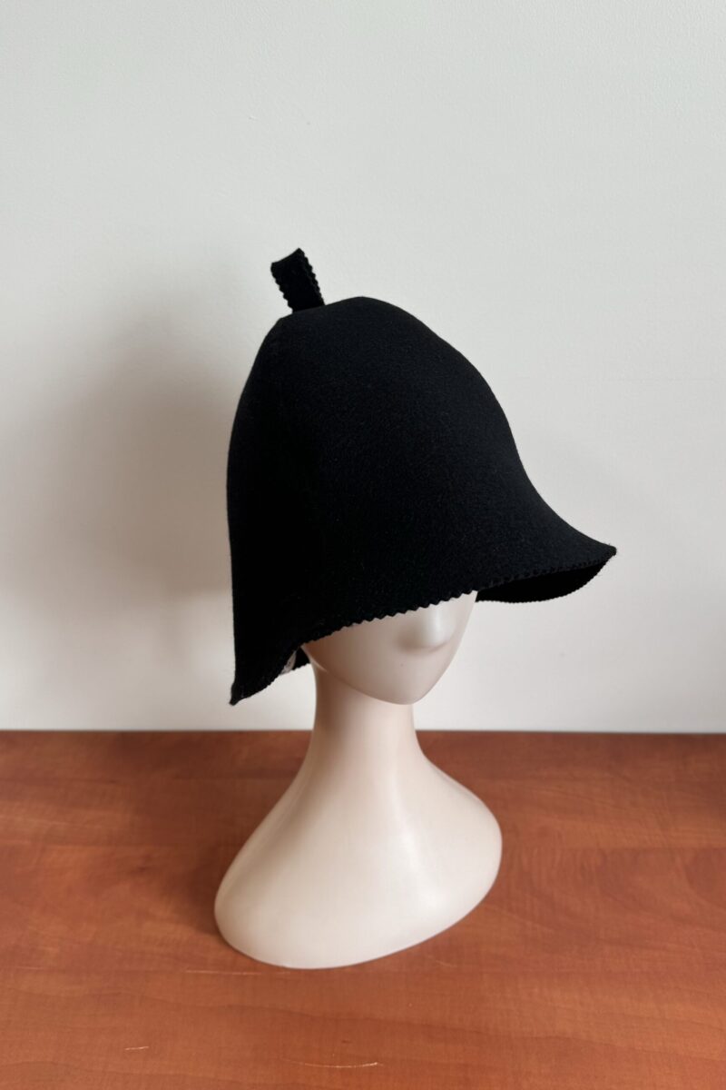 Czapka do saunowania CZARNY KLASYK