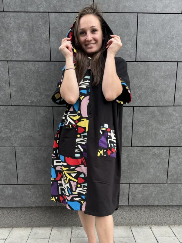 Poncho CLASSIC Szalone Wzory - obrazek 4