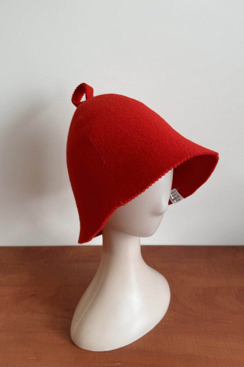 Czapka do saunowania CZERWONY KLASYK