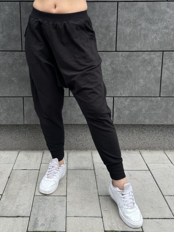 Spodnie BAGGY CZARNE L/XL - obrazek 2