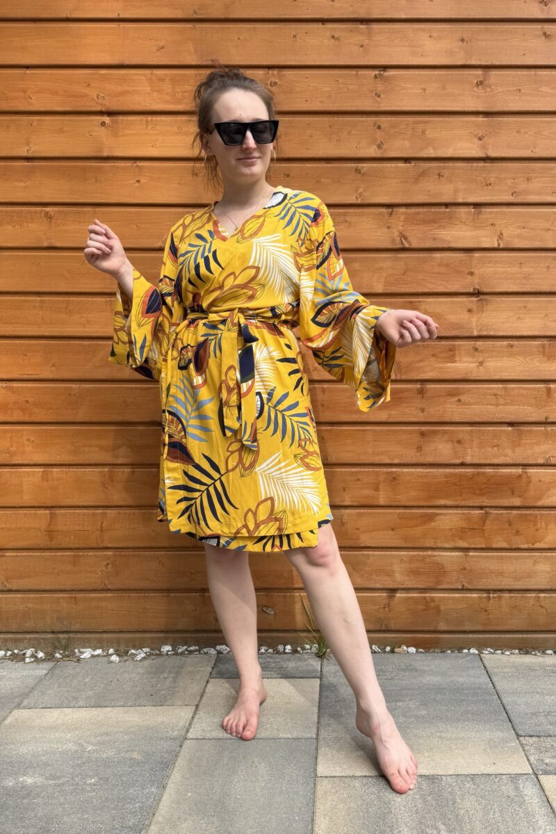 Kimono BALI BANANA LEAVES L