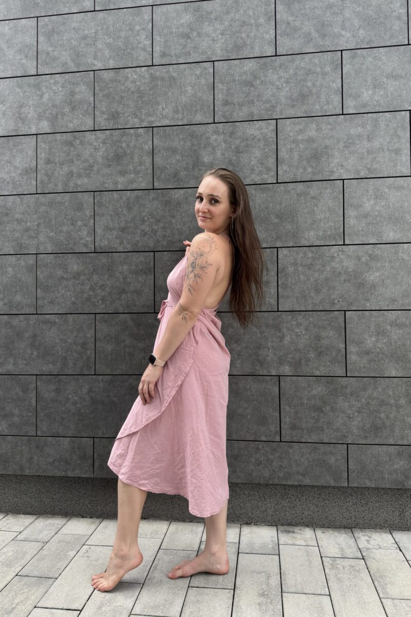 Spódnica Sukienka DUO POWDER PINK