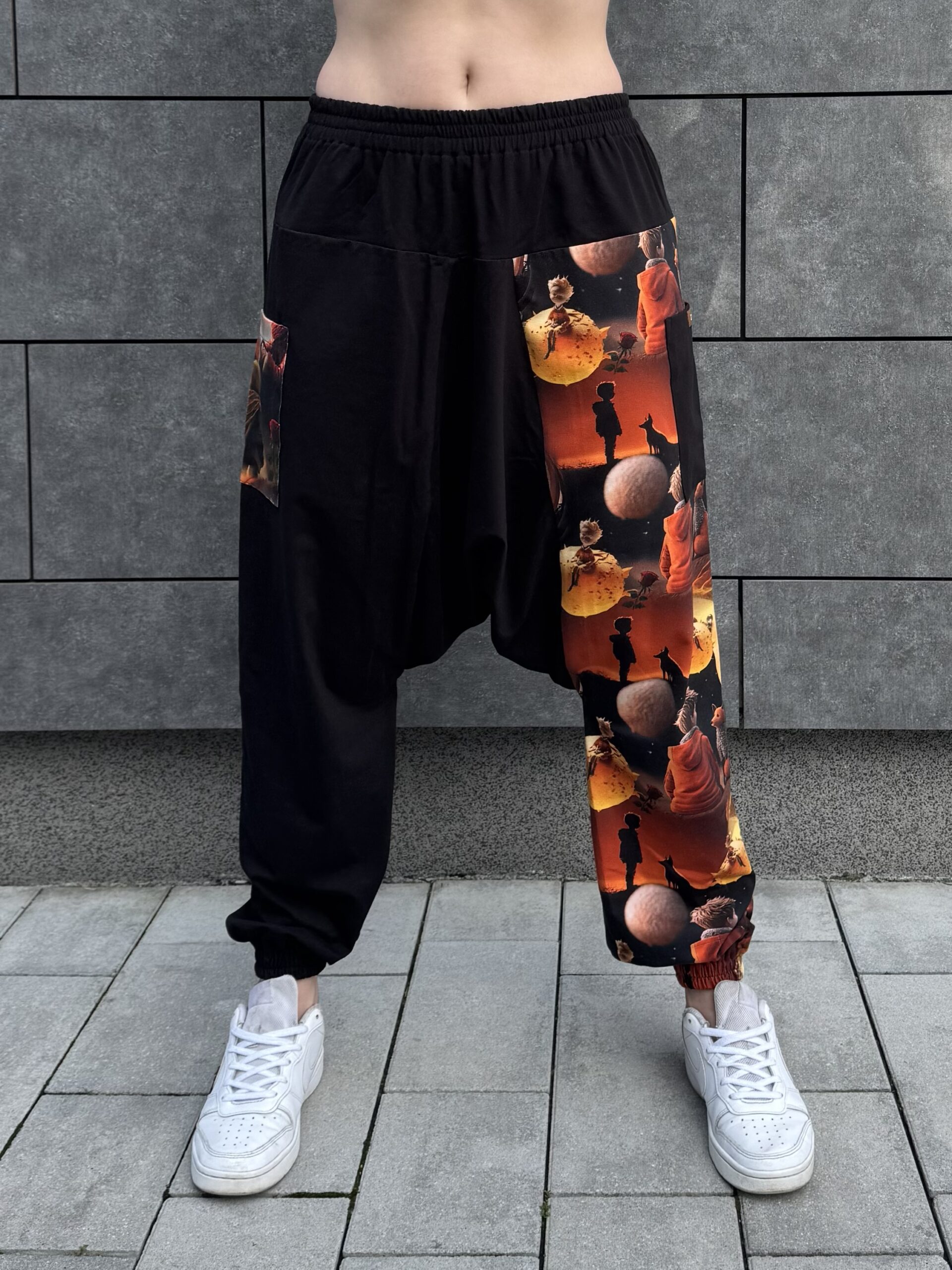 Spodnie SAUNAMASTER czarny książę M - obrazek 2