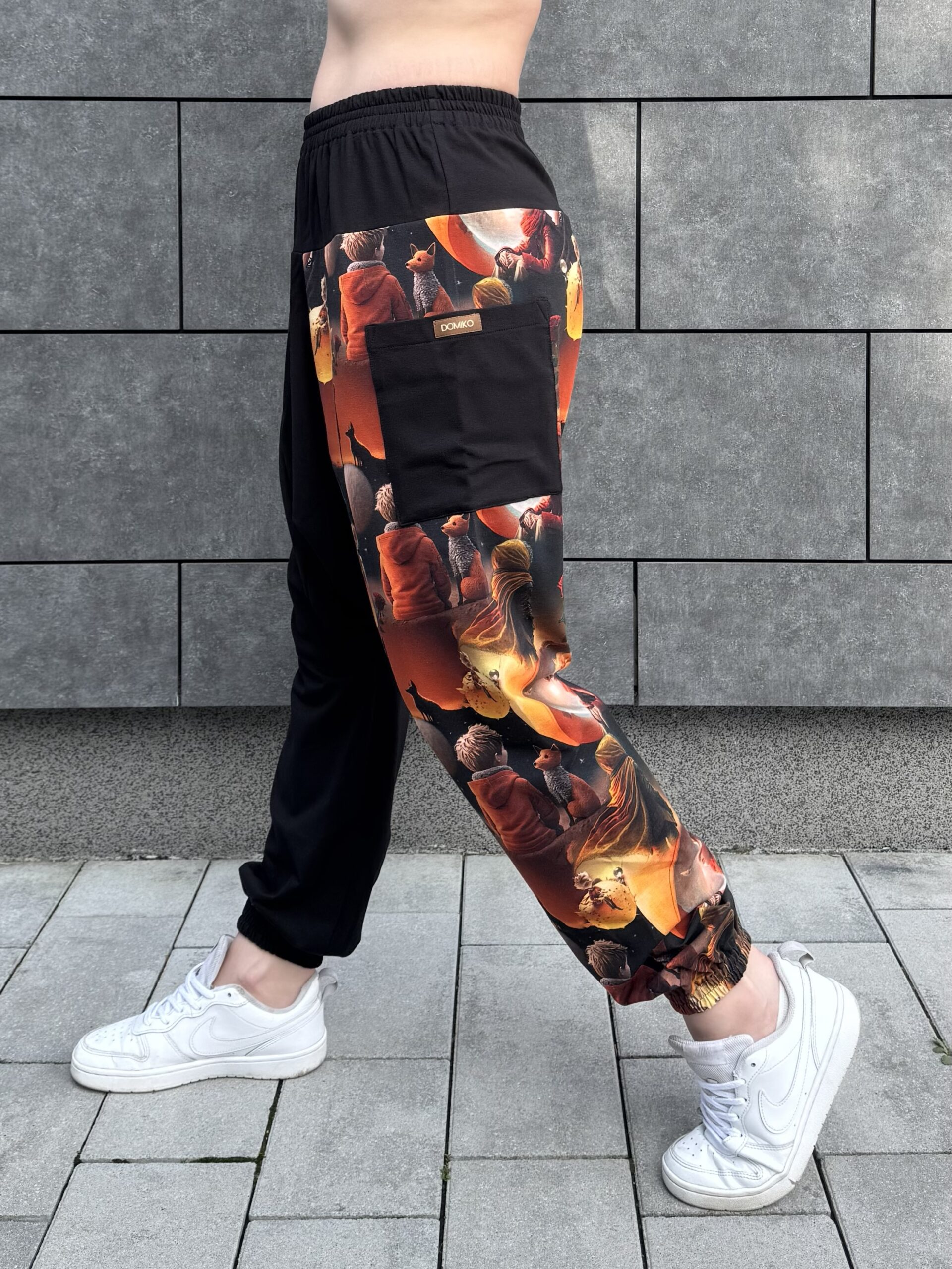 Spodnie SAUNAMASTER czarny książę M - obrazek 3