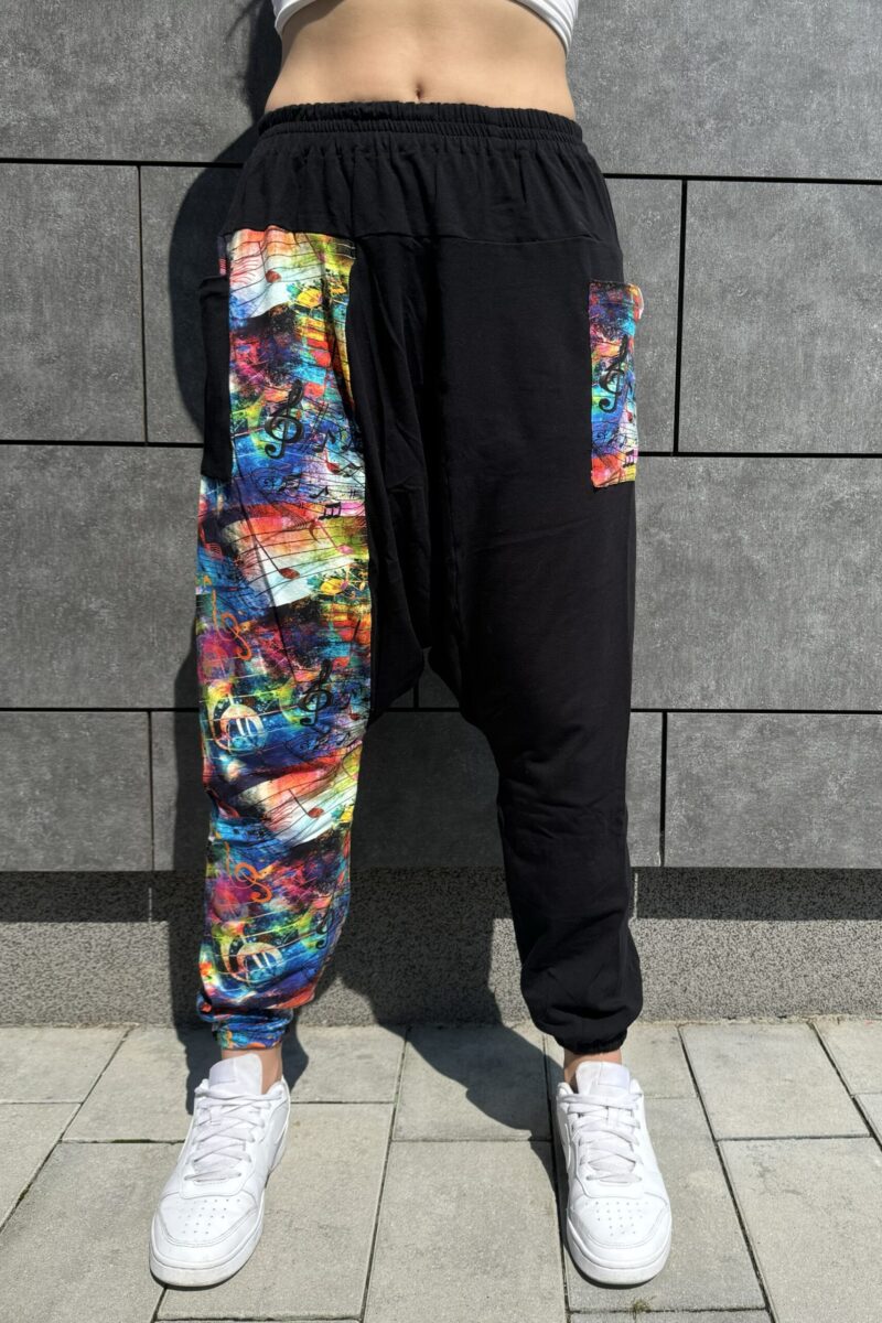 Spodnie SAUNAMASTER czarny nutki S