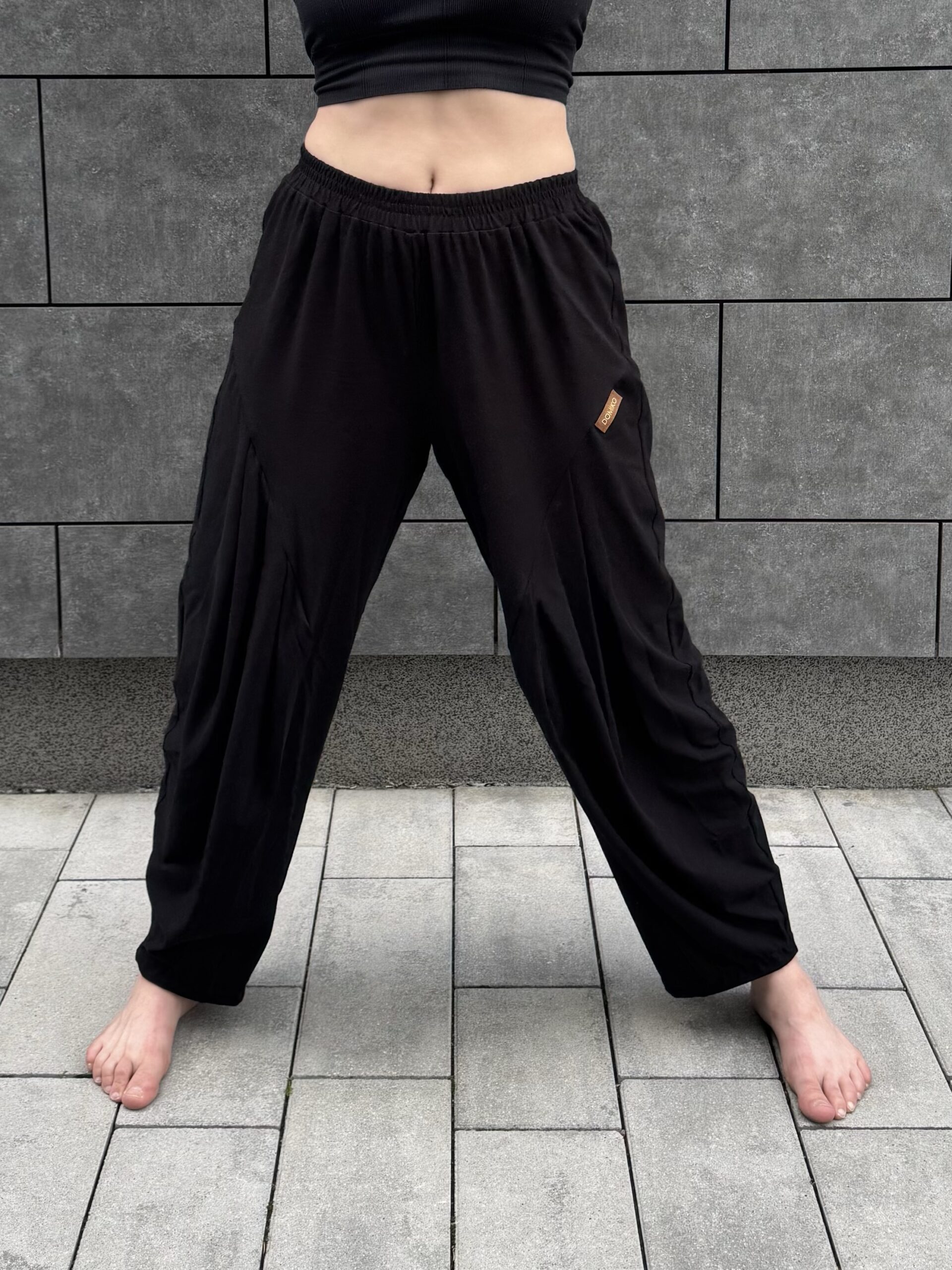 Spodnie FLOW BLACK - obrazek 4