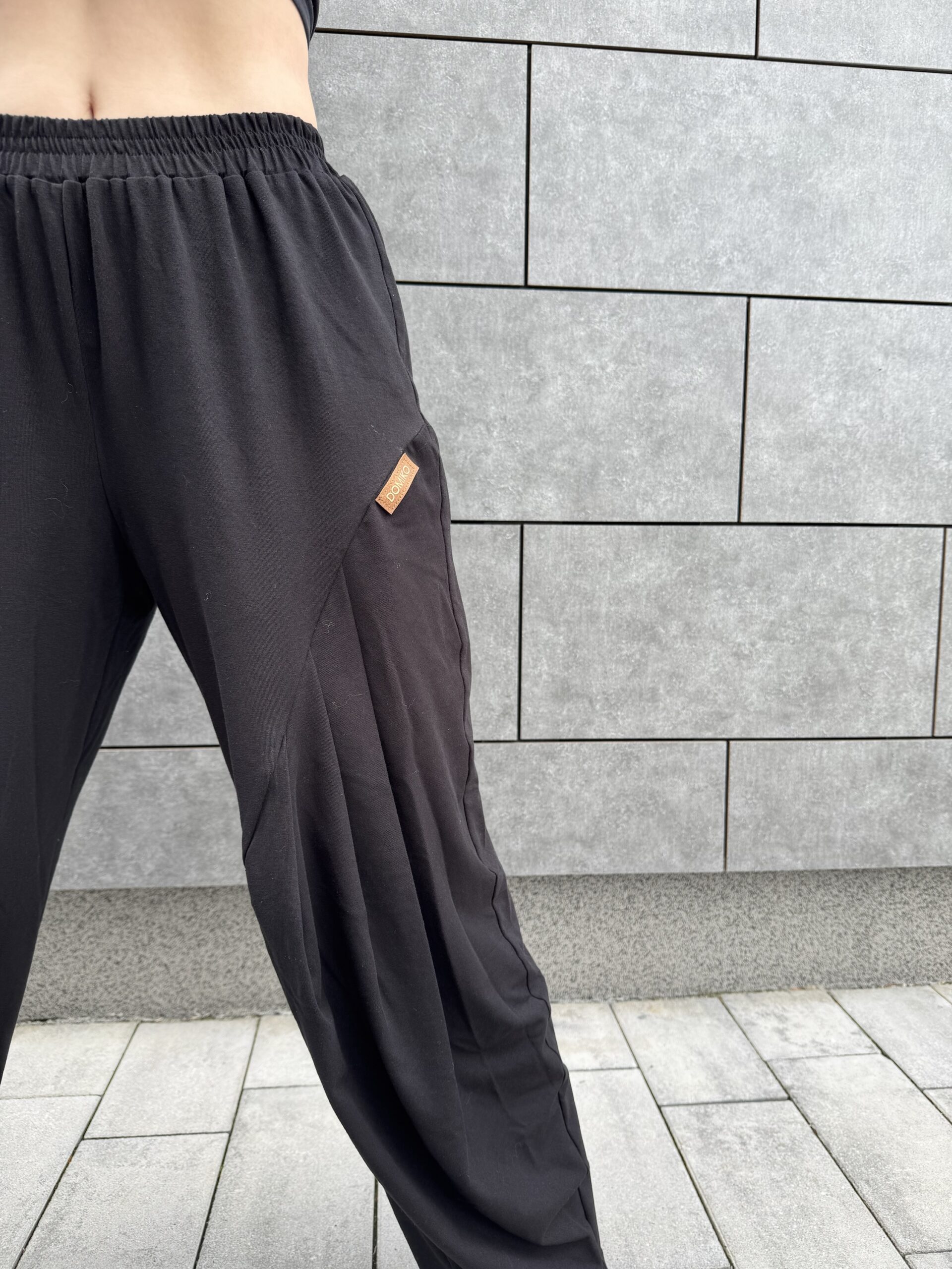 Spodnie FLOW BLACK - obrazek 3