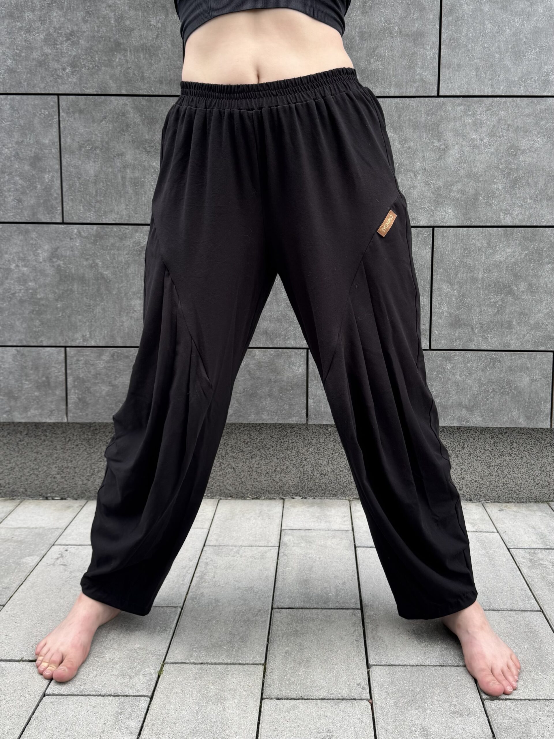 Spodnie FLOW BLACK - obrazek 2