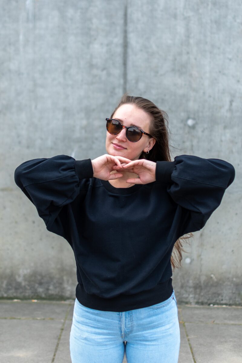 BLUZA BALLOON CZARNA bluza baloonn black