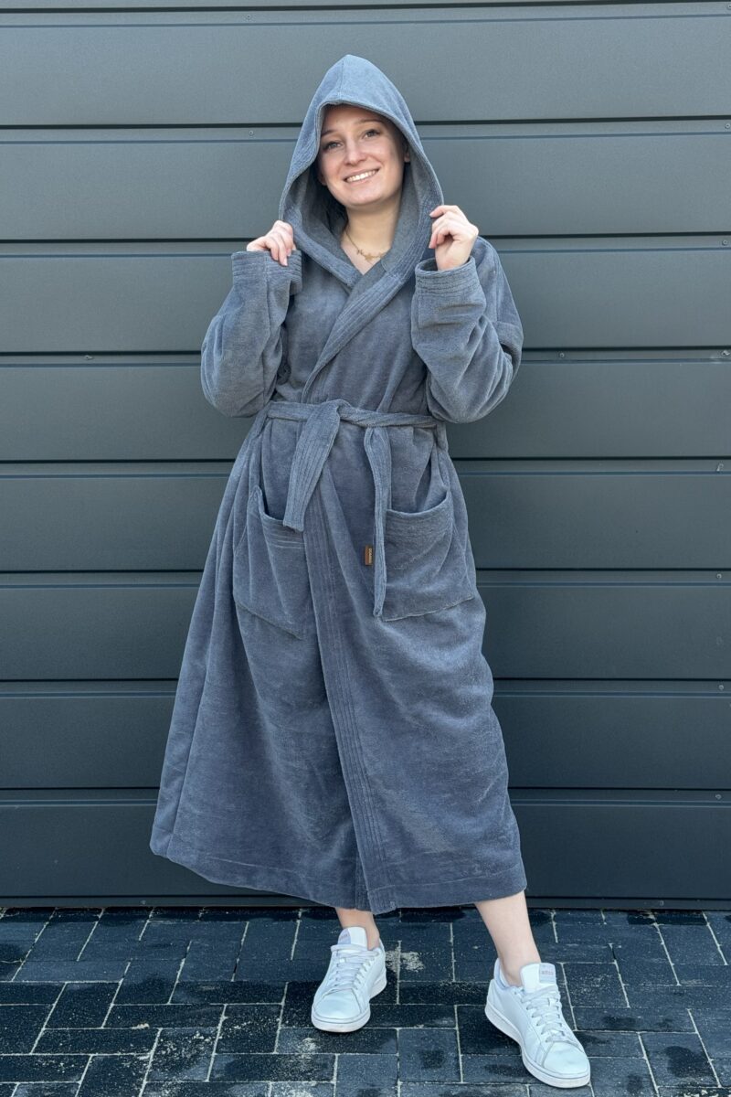 Szlafrok Bamboo Touch Unisex GRAY