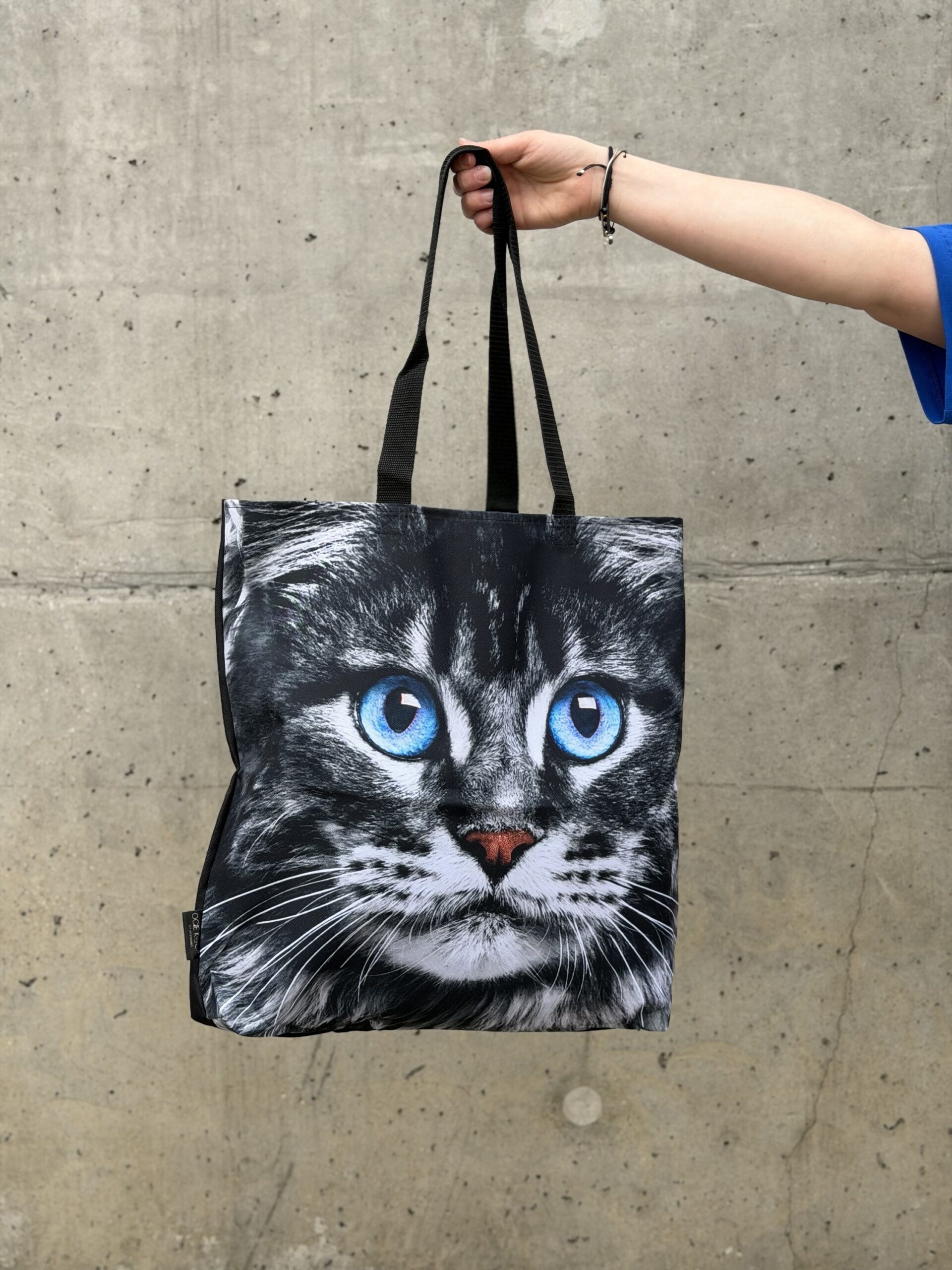 Torba Shopper Maine Coon niebieskie oczy