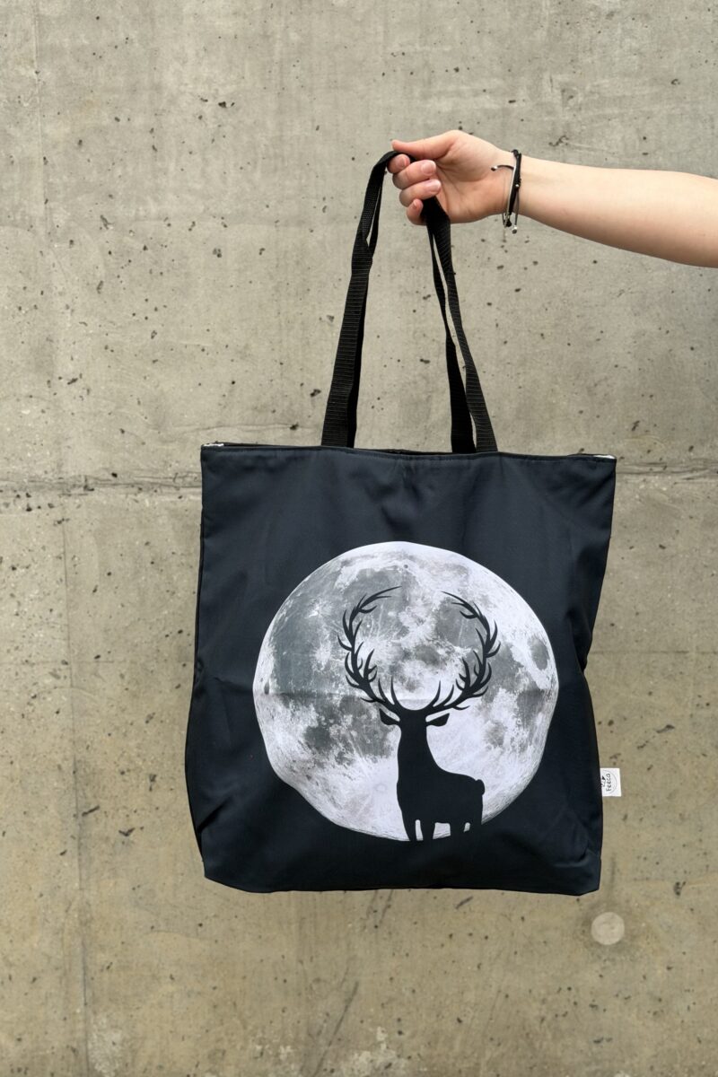 Torba Shopper Jeleń i Księżyc
